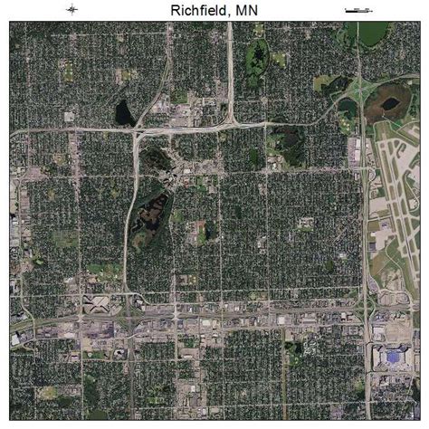 Aerial Photography Map of Richfield, MN Minnesota