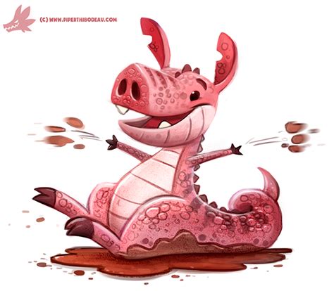 Daily Paint #1145. Jurassic Pork by Cryptid-Creations on DeviantArt