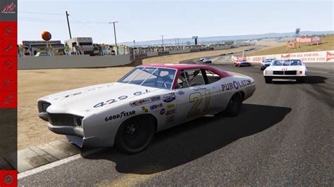 Assetto Corsa Riverside Raceway 71-72 NASCAR Mod - YouTube