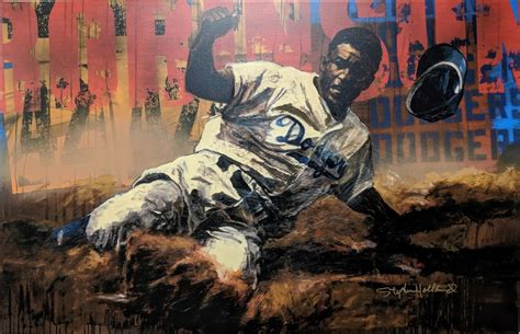 Jackie Robinson by Stephen Holland - Art of the Game