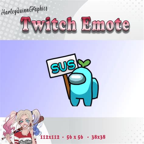 Among Us Sus Twitch Emote Instant Download - Etsy Polska