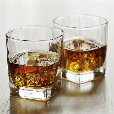 China Whisky Glasses set of 2 Rocks Glass Old Fashioned Whiskey Glass ...