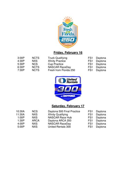 Drivers and fans: Start your engines with this weekend's race schedule ...