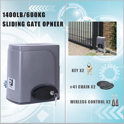 Automatic Sliding Gate Opener Hardware Kits Garage Door Driveway Gate Opener Super 280W AC Motor ...