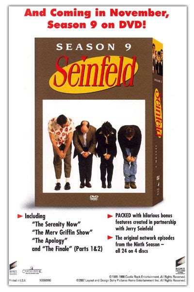 Seinfeld Season 9 DVD Cover