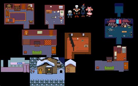 Sans and Papyrus's House Full Map by PakeCraft00 on DeviantArt