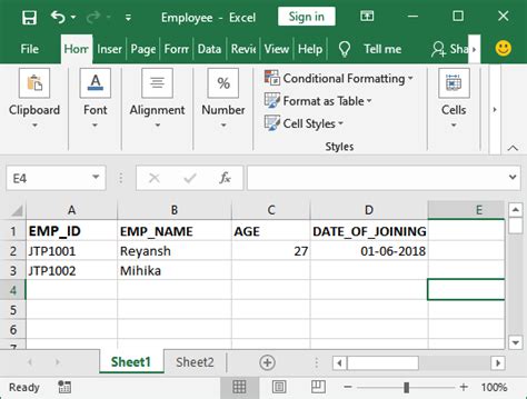 Apply data validation in Excel - javatpoint