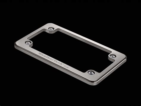 Billet Motorcycle License Plate Frame - Custom Aluminum Plate Frame ...