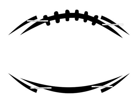 Football Outline Clipart