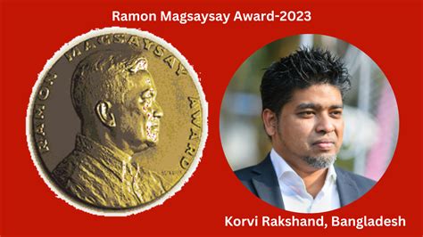 Asian Nobel -Ramon Magsaysay Award-2023 - Shahins Blog