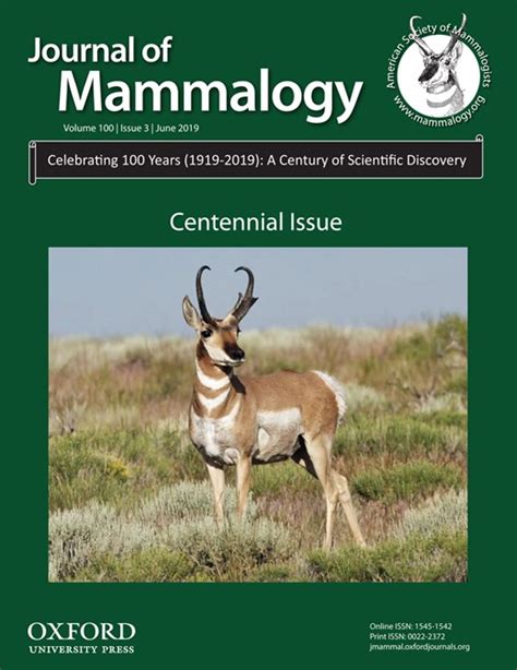 century of mammal research: changes in research paradigms and emphases ...