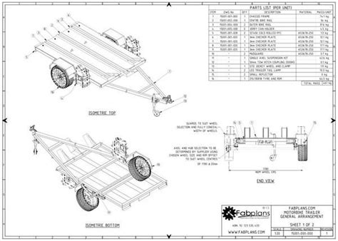 Motorbike Trailer Plans | Motorcycle trailer, Trailer plans, Teardrop trailer plans