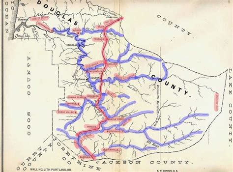 Map Of Roseburg oregon | secretmuseum