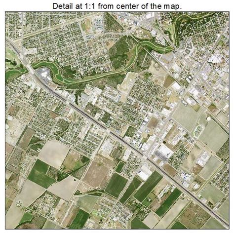 Aerial Photography Map of Harlingen, TX Texas