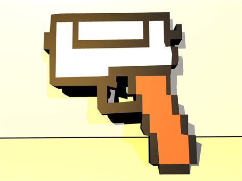 Ordinary Pistol (Pixel Gun 3D game) (Models > Guns > Pistols) - GAMEBANANA