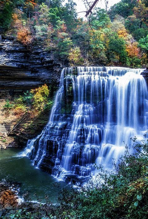 Burgess Falls in Tennessee_035 Photograph by James C Richardson - Fine ...