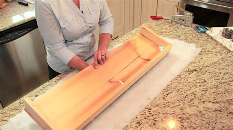 How to Cover a Cornice Board : DIY Home Decor Tips - YouTube