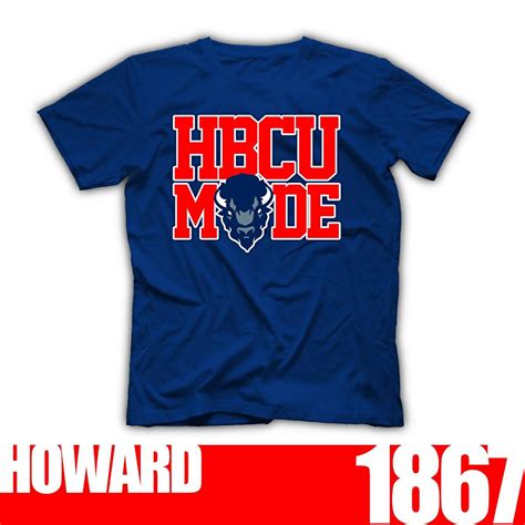 HBCU Howard University Ladies Tshirt HU Black College Apparel | Etsy