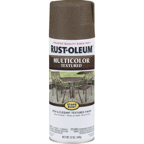 Autumn Brown, Rust-Oleum Stops Rust Multi-Color Textured Spray Paint ...