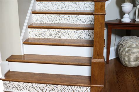 How To Wallpaper Stairs - Bower Power