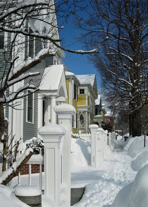 Winter in Providence Rhode Island Four Folded Cards & - Etsy