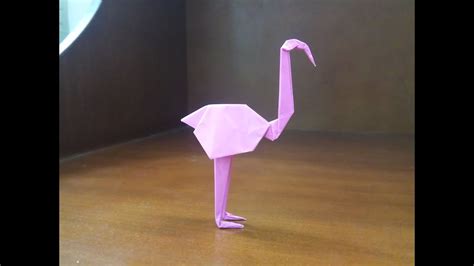 Origami Flamingo easy - YouTube