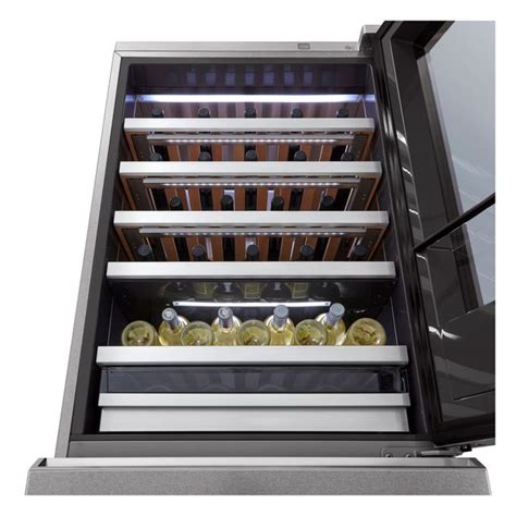 LG Signature 28" Textured Steel™ Wine Cooler | Nason's Appliance ...