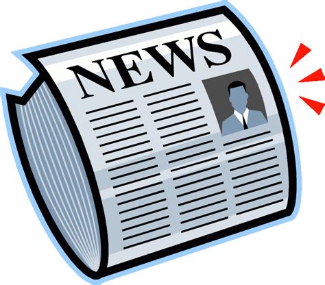 Newspaper clipart current news, Newspaper current news Transparent FREE ...