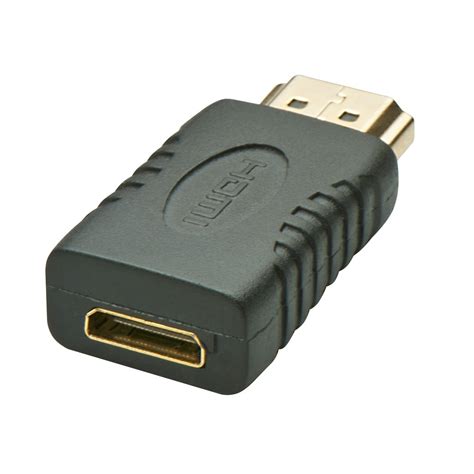 Mini HDMI Female To HDMI Male Adapter - from LINDY UK