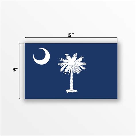 South Carolina State Flag Decal Stickers Official Flag of - Etsy