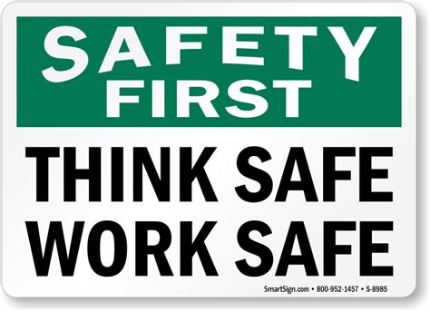 Safety First Signs | Custom Safety First Signs