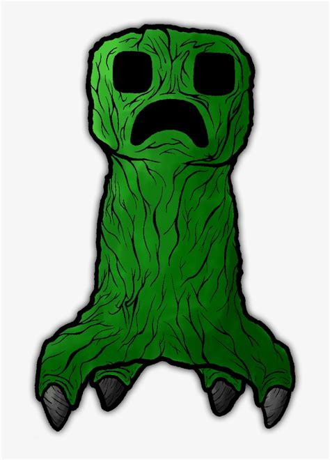 Png Royalty Free Creeper Drawing Realistic - Minecraft Creeper Fan Art Realistic - Free ...