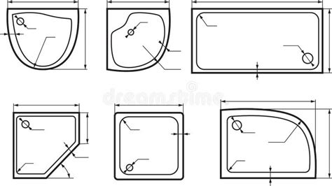 Baths top view set stock vector. Illustration of background - 98307661