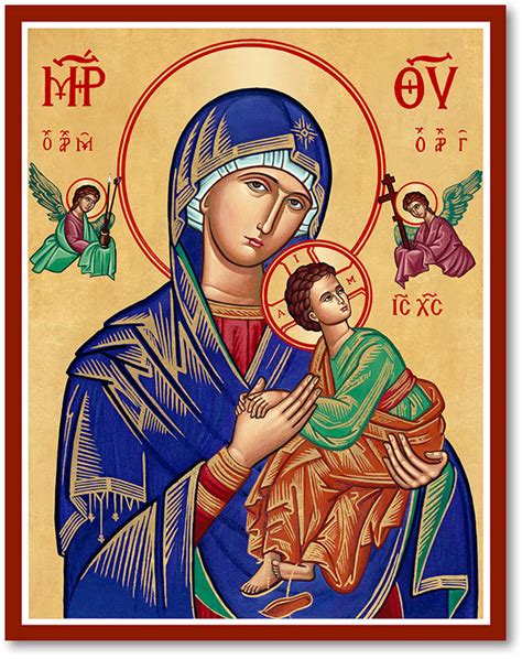 Virgin Mary Icons: Our Lady of Perpetual Help Icon | Monastery Icons