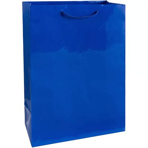 Large Royal Blue Gift Bag 12 1/4in x 17in | Party City