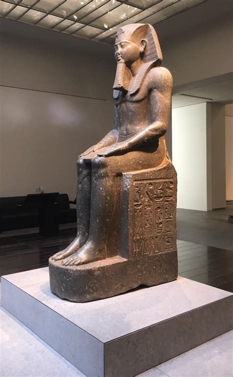 The statue of Ramesses II, the pharaoh of Egypt during his rule ...