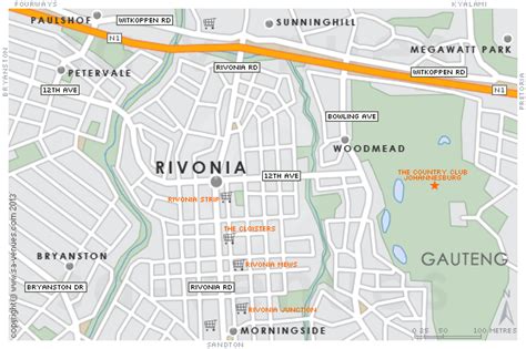 Rivonia Map