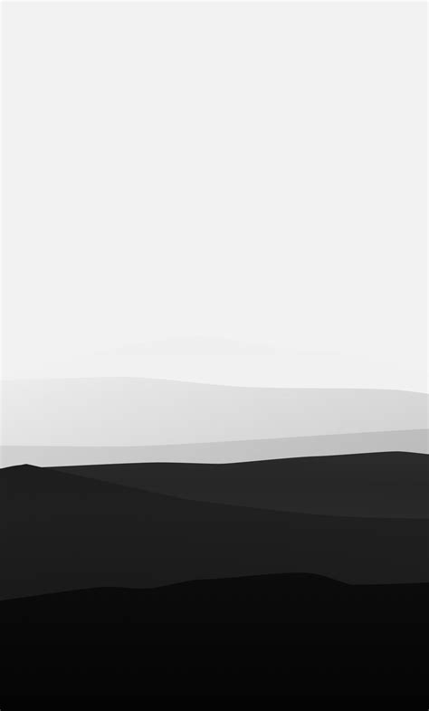 1280x2120 Minimalist Mountains Black And White iPhone 6+ ,HD 4k ...