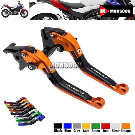 LOGO CB500F For HONDA CB500F CB500X 2013-2016 Motorcycle Accessories Folding Extendable Brake ...