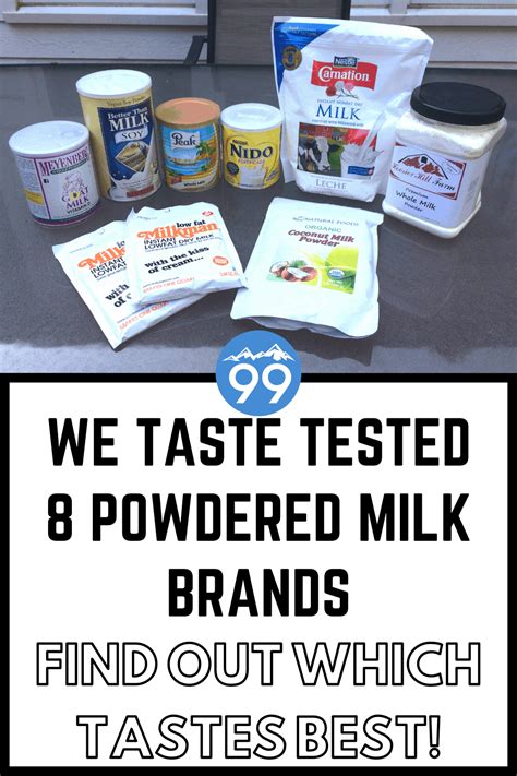 8 Best Powdered Milk Brands in 2020 | 99Boulders