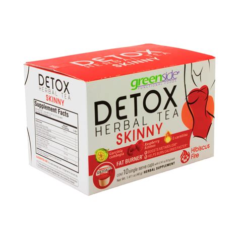 Greenside Detox Herbal Tea Skinny - Shop Tea at H-E-B