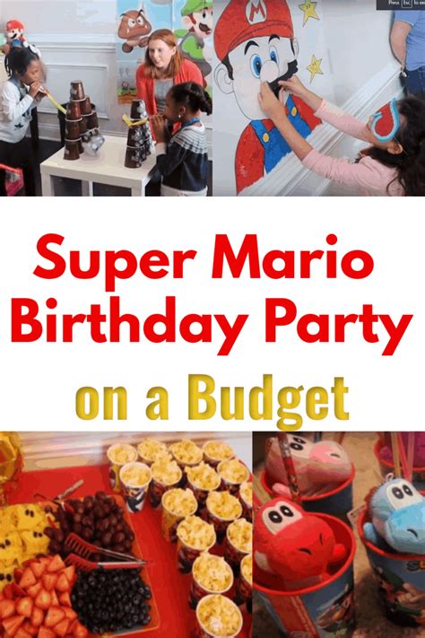 Super Mario Birthday Party on a Budget: Games, Decorations, Food, etc.