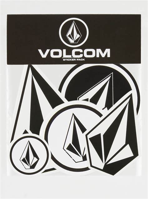 Volcom Stone Sticker Pack - Black White | Volcom, Stickers, Stickers packs