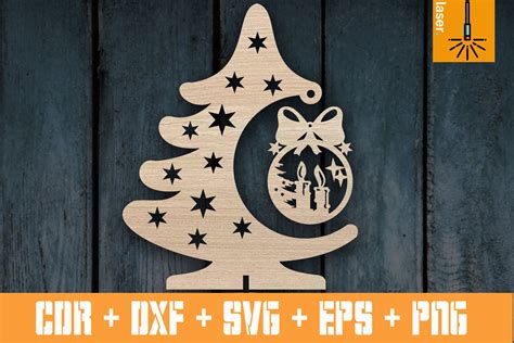 Christmas tree template pattern for Laser | Cnc vector (973253) | Cut ...