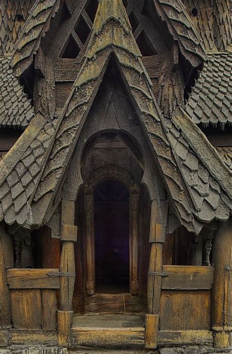 Norwegian Stave Churches | Architecture details, Architecture, Viking house