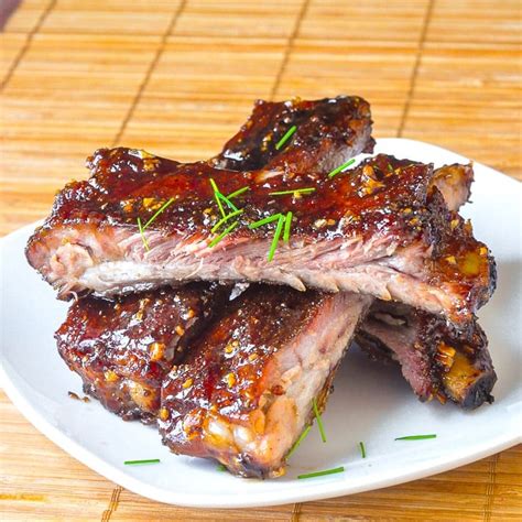 Honey Garlic Sticky Ribs - so tender and perfectly glazed.