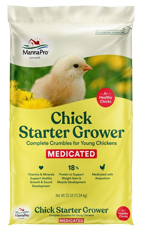 Manna Pro Medicated Chick Feed Formulated with Amprolium - Walmart.com