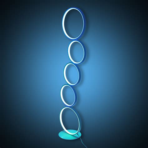 RGB Circular Floor Lamp - RGB Circular Floor Lamp - Touch of Modern