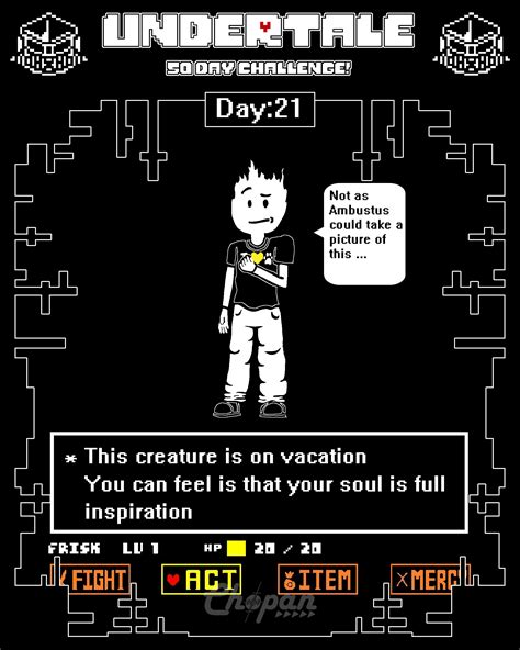 Undertale 50 day Challenge! 21/50 by Chopangigante on DeviantArt