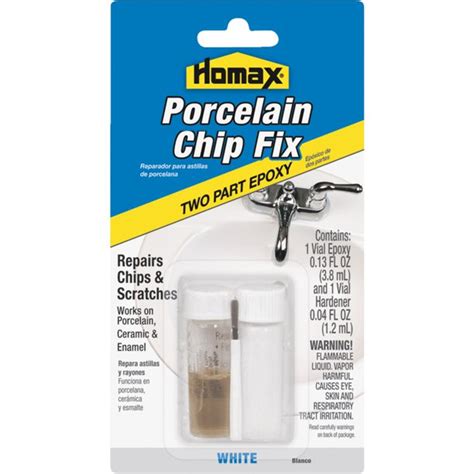 Homax Porcelain Chip Fix, White - Walmart.com - Walmart.com